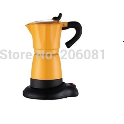 Electric moka coffee pot/mocha coffee pot with high quality,and perfect gift for everyone