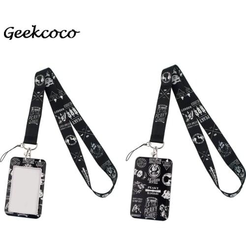 J2034 Cartoon Card Holders Case Phone Key Badge Camera USB Holders Neck Rope Lanyard with Keyring