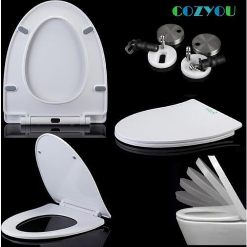 UF Ceramic texture Toilet seat V shape Urea formaldehyde material Slow closed One-click removal COZYOU GBF17259SV