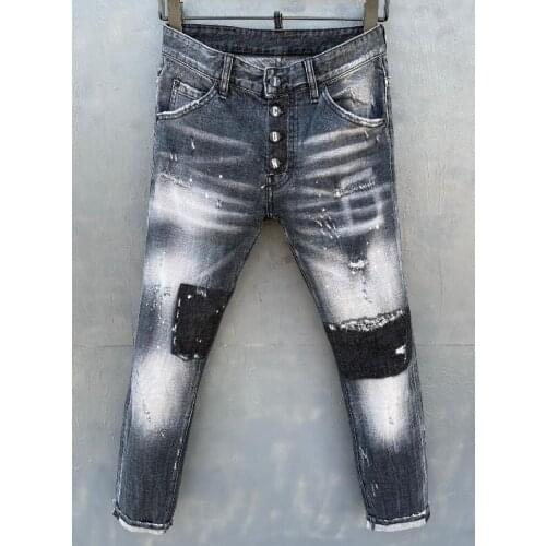 Classic,Authentic DSQUARED2,Retro,Italian brand ,Women/Men Jeans,locomotive,Jogging jeans,DSQ055