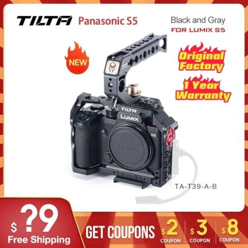 Tilta Panasonic S5 Camera Cage Kit surrounded cage Black and Gray Color