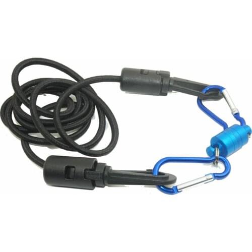 Magnetic Net Release Holder Carabiner with Cord Lanyard Fly Fishing - New Type