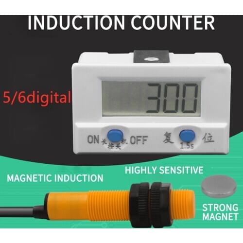 Mask machine counter digital electronic counter magnetic induction proximity durability quality+proximity switch+limit switch