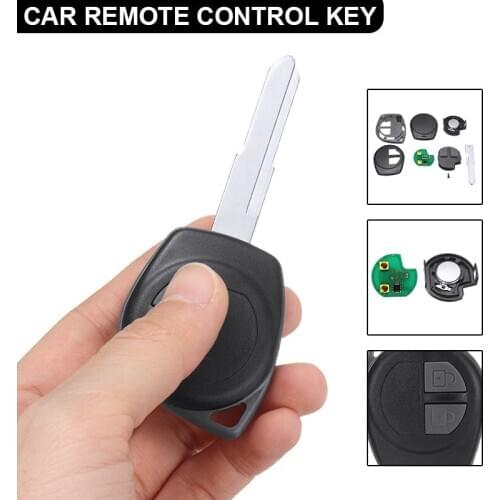 Mayitr 1pc Car Auto Remote Key Entry Fob 2 Button ID46 Chip 433MHz For Suzuki Grand Vitara Swift Ignis Parts