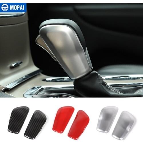 MOPAI ABS Interior Mouldings for Car Gear Shift Knob Shifter Decoration Stickers for Jeep Grand Cherokee 2017+ Car Accessories