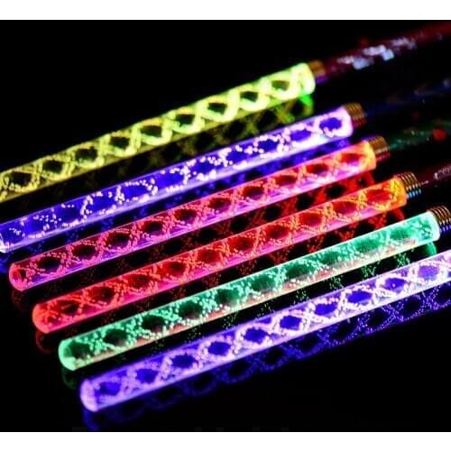 New Styles light up cheering Glow Sticks Acrylic led Flashing Wand For Kids Toys Christmas Concert Bar Birthday Party Supplies