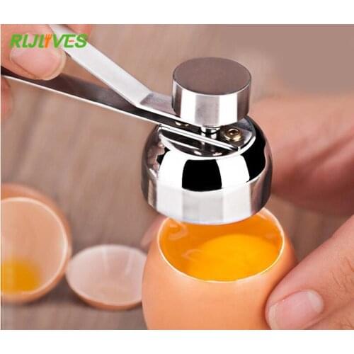 Stainless Steel Egg Scissors Egg Topper Cutter Shell Opener Stainless Steel Boiled Raw Egg Open Creative Kitchen Tools