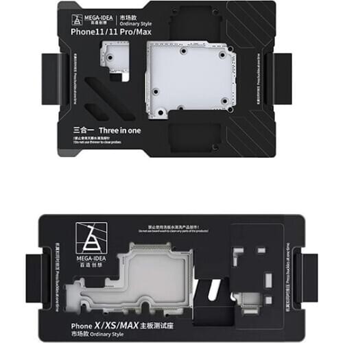 Qianli Mega-idea Phone X-11ProMax Motherboard Fixture iSocket Jig Logic Board Fast Test Holder for Mainboard Repair
