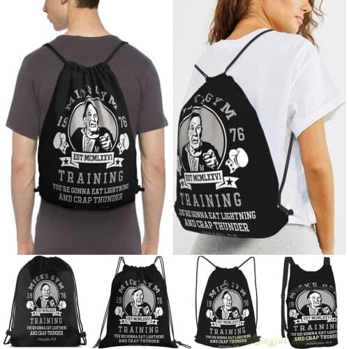 Micks Gym Men Purpose Drawstring Backpack Bags Women Outdoor Travel Backpacks Gym Training Swimming Fitness Bag
