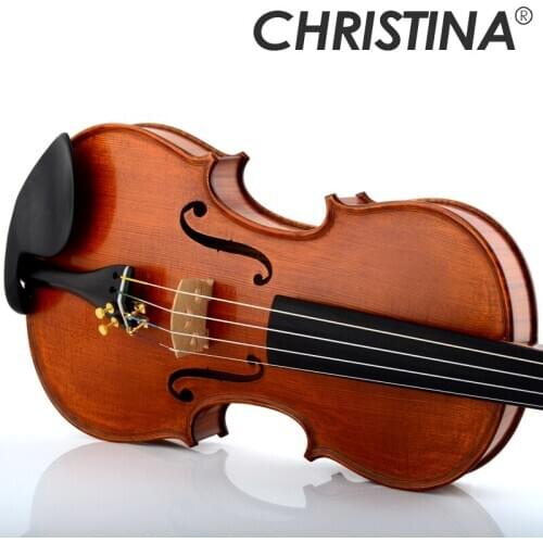 Christina EU4000D Master Violin 4/4 Made in Europe Maple Flamed Violin Professional Handmade violins with fiddle case bow