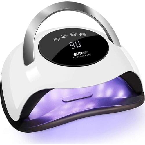 UV LED Nail Lamp Quick Drying Nail Dryer For Curing All Gel Polish Manicure Machine With LCD Display Auto Motion Sensor Art Tool