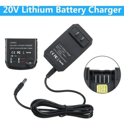 20V LED Indication Lithium Ion Battery Charger Portable Quick Battery Charging Station Safe Application Power Tool Accessories