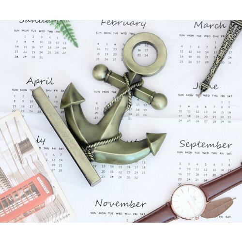1PC Boat Anchor Model Iron Retro Vintage Decoration Home Decor Accessories Cafe Bar Party Ornaments Craft Art Gift JL 255