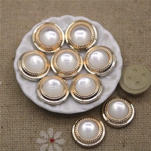 13mm shiny golden flower Buttons Home Garden Crafts Cabochon Scrapbooking DIY Accessories