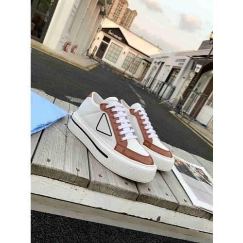 2021 Top Quality New Fashion Genuine Leather Sneakers Women Luxury Shoes Women Mens Designers