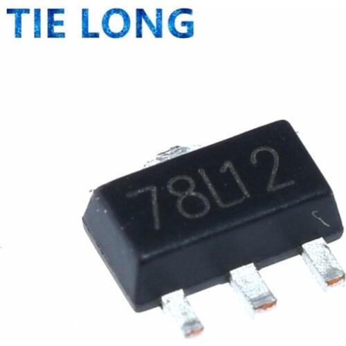 50PCS 78L12 SOT-89 SMD 12V SOT89 SOT three-terminal regulator