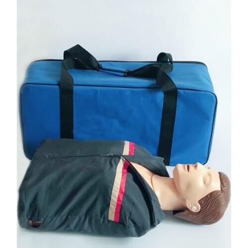 70x22x34cm Bust CPR Training Manikin Professional Nursing Training Mannequin Medical Model Human First Aid Training Model New