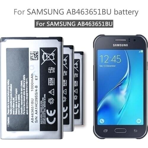 1000mAh Battery For Samsung S5610 C3322 AB463651BU W559 S5620I S5630C C3518 J808 F339 S5560C C3370 C3200 S5296 L708E S5610
