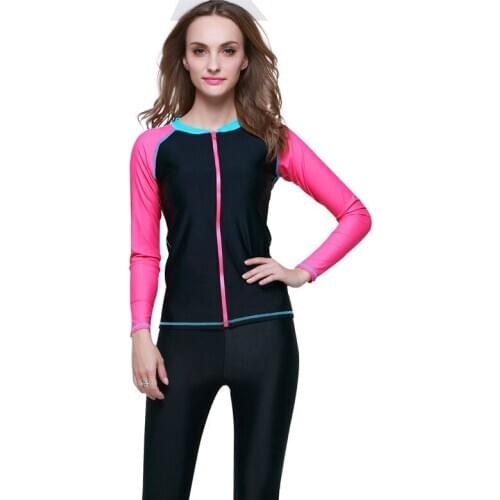 Free shipping New Arrival Women Lycra Rash Guard Anti-UV Swimwear Surfing Windsurfing and Snorkeling Suit