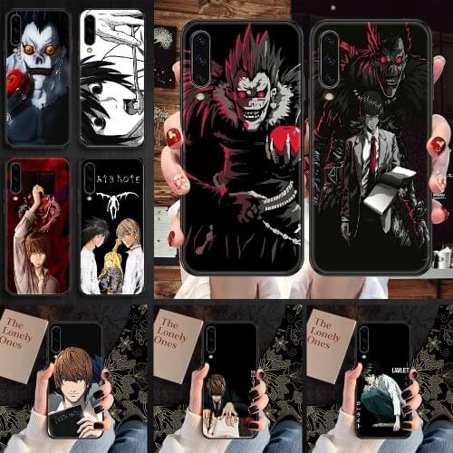Anime Death Note Phone case For Samsung Galaxy A 3 5 7 8 10 20 21 30 40 50 51 70 71 E S 2016 2018 4G black art waterproof tpu