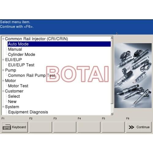 CRS960 high pressure common rail test bench control system for Bosch Denso Delphi Siemens testing