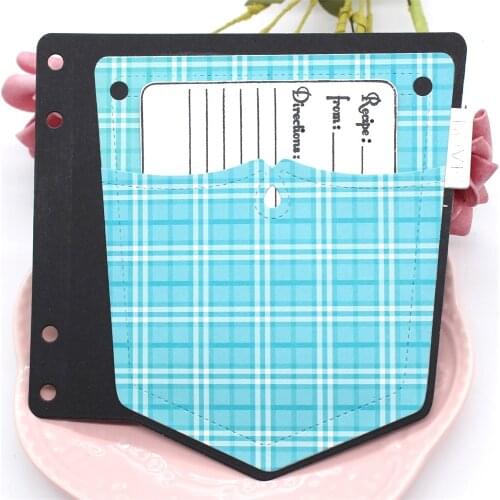 Jeans pocket planner Metal Cutting Dies Stencils for DIY Scrapbooking Decorative Embossing Paper Card Making Craft