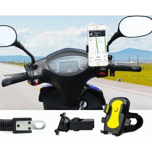 Electric car takeaway rider mobile phone bracket bicycle shockproof navigation bracket motorcycle lazy modification accessories