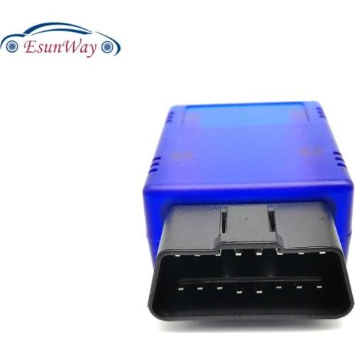 ELM 327 OBD2 OBD-II Interface adapter connector ELM327 bluetooth blue shell OBD2 Enclosure OBD2 Cover