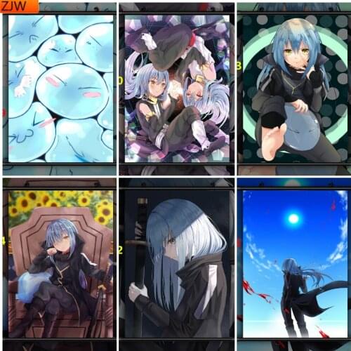 That Time I Reincarnated for The Slime Animation Diamond Painting Diamond Mosaic Cross Stitch Kits Room Decor