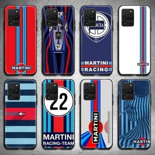 Martini Racing Phone Case for Samsung S20 plus Ultra S6 S7 edge S8 S9 plus S10 5G lite 2020