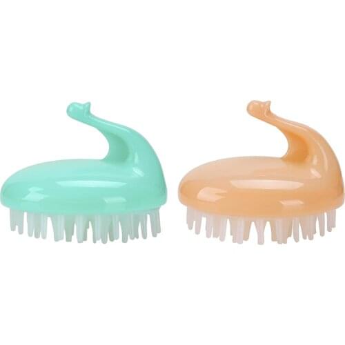 Wet & Dry Hair Head Scalp Massager Shampoo Brush Remove Dandruff For Men