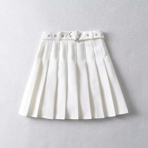 Cute Solid Mini Pleated Skirts DLBSQ094