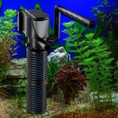 Mini Air Compressor Oxygen Pump Aquarium Fish Tank Working Noiselessly Increase Oxygen Water Filter Submersible Pump