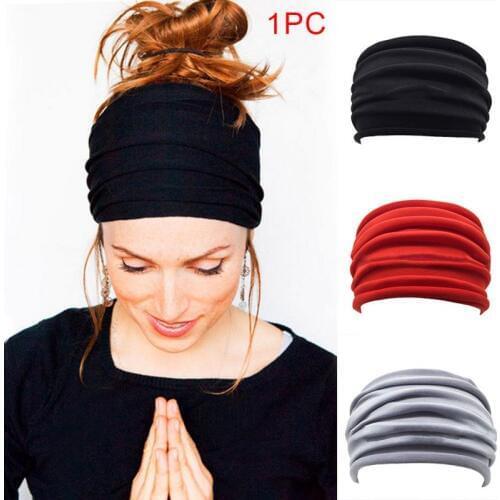 Headband for Women Men Elastic Sport Hairbands Head Band Yoga Headbands Headwear Headwrap Girls Hair Accessories