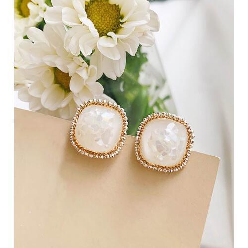 Simple Square Stud Earrings For Women 2020 Classic Fashion Jewelry Earings