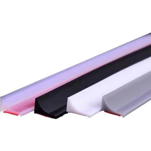 1M Hight Silicone Water Stopper Bendable Kitchen Countertop Water Retaining Strip Bathroom Shower Threshold Barrier