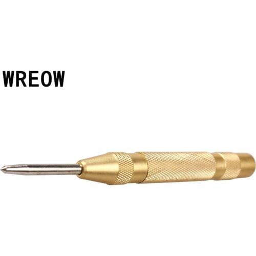 WREOW 127mm HSS Spring Loaded Heavy Duty Automatic Center Pouch Marking Automatic Center Pouch Metal Wood Marking Tool