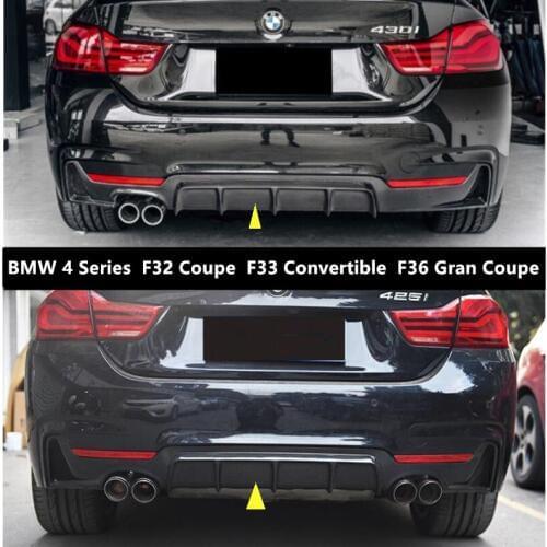 Carbon Fiber Raer Lip Spoilers For BMW 4 Series F32 Coupe F33 Convertible F36 Gran Coupe 2013-2020 Bumper Diffuser Spoiler