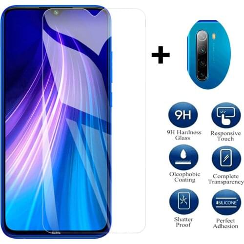 Protective glass 1-2PCS For Xiaomi Redmi Note 8 Pro 8T Glass Screen Protector on for xiaomi redmi note 8 pro 8t t Camera Glass