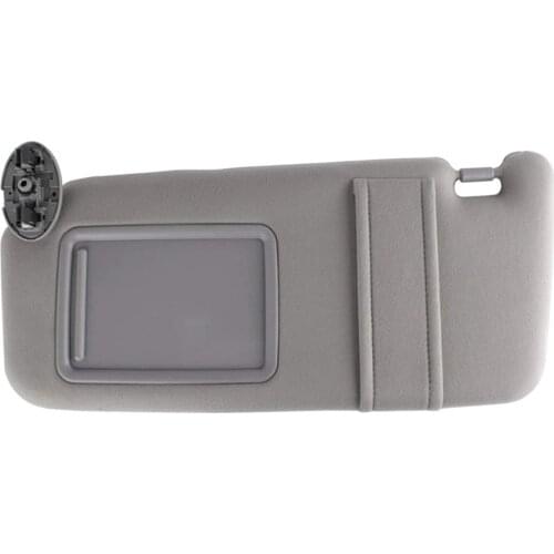 1 PC Car Gray Front Inner Sun Visor Car Accessories Auto Left Right Windscreen Sun Shade With Mirror For Toyota Camry 2007-2011