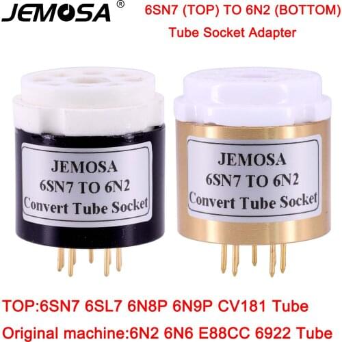 1PC 6SN7 6SL7 ECC32 ECC33 6N8P 6N9P TO 6922 ECC88 6N1 6N2 6N6 6N11 Vacuum Tube Amplifier Convert Socket Adapter HIFI Audio
