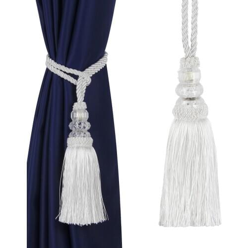 1PC Tassel Curtain Tie Backs Crystal Ball Curtain Strap Hanging High Quality Tassel Curtain Hanging