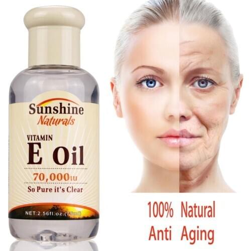 100% Natural Vitamin E Essence Oil Pure Jojoba Oil Organic Hair Essence Oil Anti Aging Reduces Fine Lines Facial Serum TSLM2
