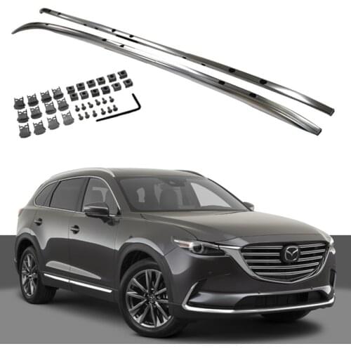 Car Roof Rack For Mazda CX9 CX-9 2018-2021 Rails Bar Luggage Carrier Bars top Cross bar Rack Rail Boxes Aluminum Alloy