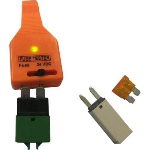 Car Boat Auto Mini Fuse Tester 24 VDC Fuse Checker Puller Insertion Removal Tool