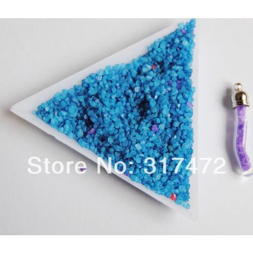 FREESHIPPING!! Blue Rock DUst/ Fairy Sand stone STUFF for glass vial bubble NEW 100gram