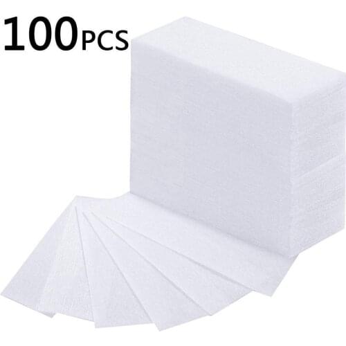 100pcs/set Disposable Hair Removal Wax Paper Non-woven Wax Beauty Supply Special Fabric Removal Paper Hair D1H0