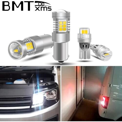 BMTxms Canbus White LED DRL Daytime Running Light + Reverse + Parking Position Bulb For VW Transporter T6 2016 2017 2018 2019