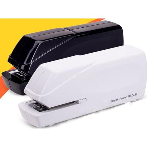 Electric Paper Documents Automatic Stapler 20 sheet Paper Binding Stapling Machine 24/6 26/6 School Office Stationery Supplies
