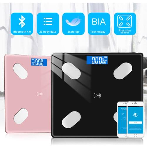 Bluetooth Precision Weight Scale BMI Weight Scale Smart Weight Scale New LED Digital Bathroom Weight Body Composition Analyzer